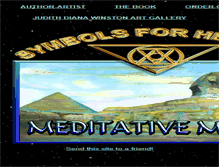 Tablet Screenshot of meditativemagic.com
